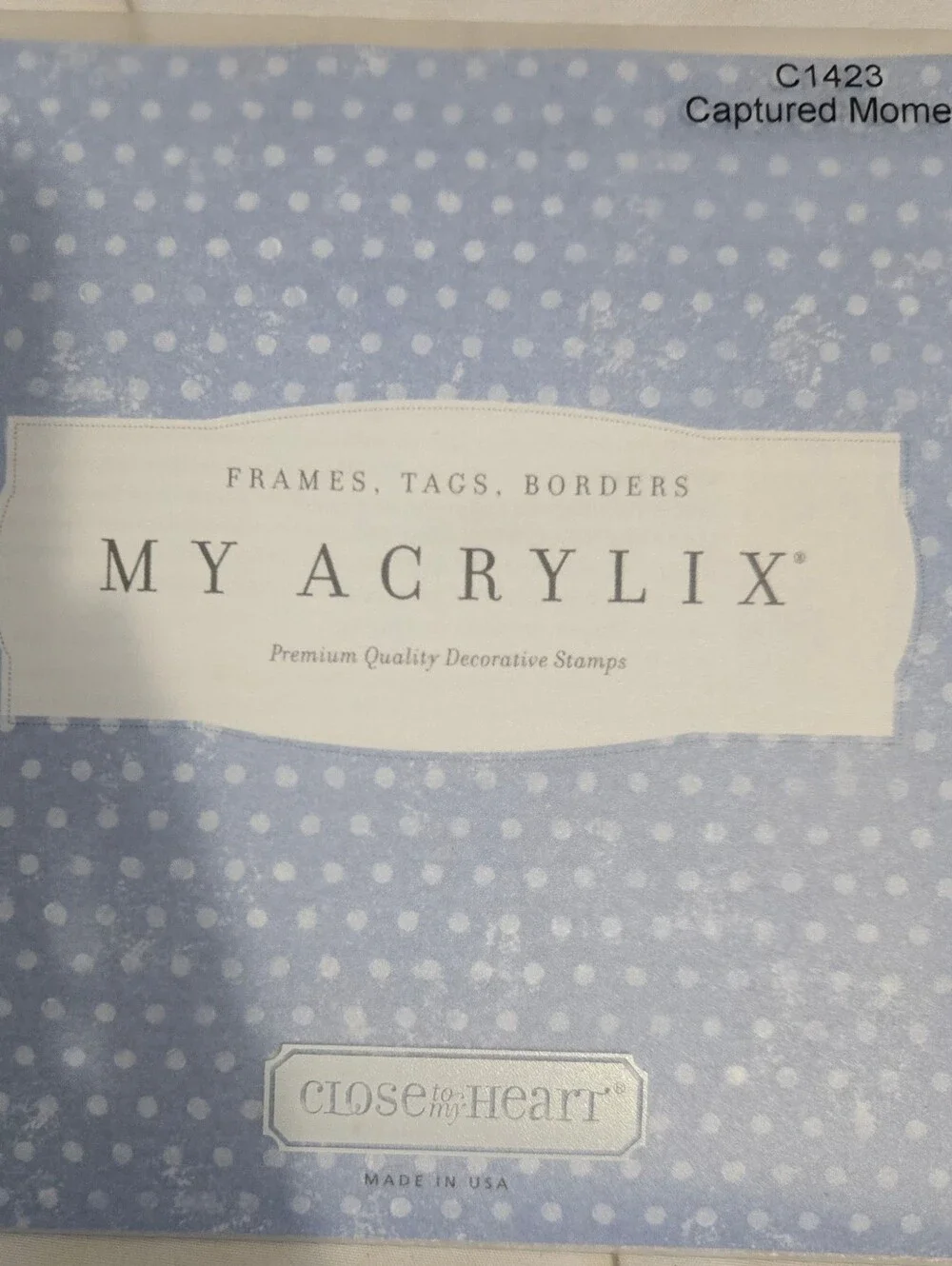 My Acrylix Holiday Stamp Set Lot of 3